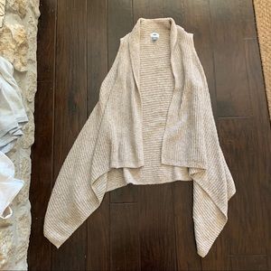 Old Navy Heathered Drapey Sweater Vest